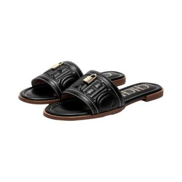 Imagem de CHCH Sapatos baixos femininos verão novas sandálias em relevo de cor s