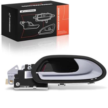 Imagem de A-Premium Maçaneta interna do lado do passageiro traseiro direito compatível com Honda Civic 2006-2011, caixa azul com alavanca prateada, substituição # 72620-SNL-T01ZA, 72620-SNA-A21ZA