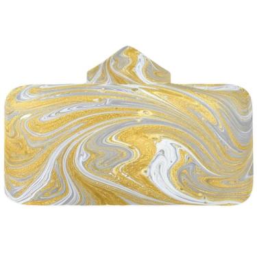 Imagem de CEBUGI Toalha de banho com capuz com padrão de mármore em espiral dourado para crianças toalha de banho macia absorvente com capuz 127 x 59,7 cm toalha de banho de praia para meninos e meninas