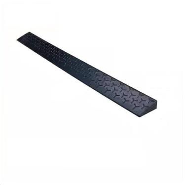 Imagem de MOMOBC Rampa de borracha sólida, almofada de passo, almofada de rampas, rampa de limite adequada para cadeira de rodas, bicicleta, scooter, etc. (100 * 4 * 8 cm/39.3 1.5 7.9 cm)