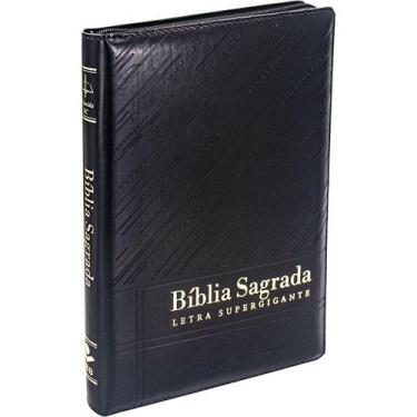 Imagem de BÍBLIA LETRA SUPERGIGANTE Almeida Atualizada Zíper e Índice - EDITORA 