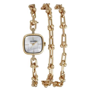 Imagem de Relogio Mondaine Feminino Ref: 32853Lpmvdm1 Dourado Pulseira