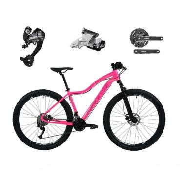 Imagem de Bicicleta Aro 29 Absolute Hera Feminina Câmbios Shimano Altus 27v Freio Hidráulico K7 Garfo C-trava rosa Tam: 17