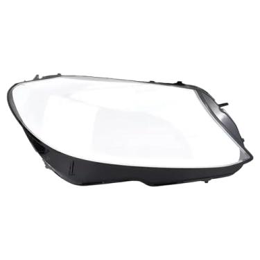 Imagem de Compatível com benz w205 c claoss c280 c300 2015-2017 1 par farol lente capa clara farol escudo abajur transparente(Right)