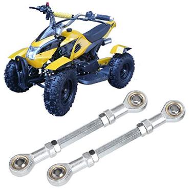 Imagem de Generic Kit de Tirante de Direção de Metal de Qualidade, Junta Esférica para, Ajuste Elétrico para Mini Atv Go Kart, 2 Peças 150mm-170mm 8mm, Acessório de Kart Atv