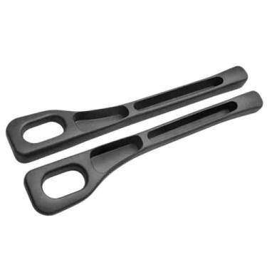 Imagem de Organizador Carro Banco Console Acessório Enchedor PU Gap Filler Cinto Anti Vazamento 40.9cm x6.5cm x3.3cm para Veículos Brasileiros(Preta com 1 Par)