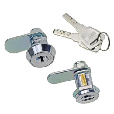 Imagem de Trava universal para caixa de distribuição gabinete de chassi cabeça redonda trava de língua giratória 1 peça (com uma manga)