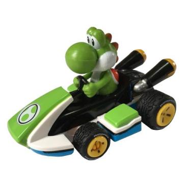 Imagem de Carrinho Mario Kart Fricção Yoshi Miniatura Mario Kart Escala 1.43 CAR