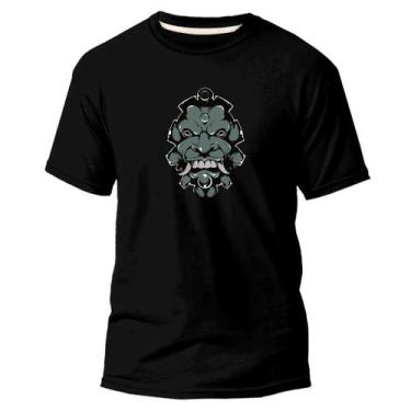 Imagem de Camiseta Basica Algodão Premium Estampada Máscara de Barong - Pavesi, 