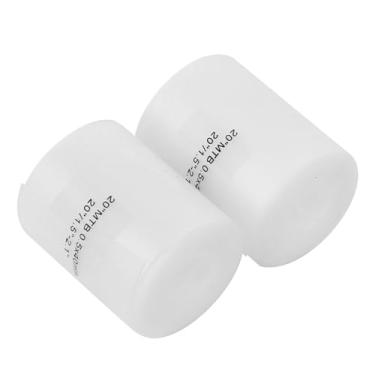 Imagem de Naroote 2 Peças de Poliuretano Branco de 20 Polegadas Forro de Pneu de Bicicleta Cinto à Prova de Punção Almofada de Proteção de Pneu para Ciclismo de Montanha, Acessório de Ciclismo Durável e Leve