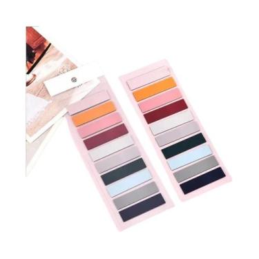 Imagem de Etiquetas Adesivas Morandi Color 200PCS Tamanho Pequeno Estilo Ins Par