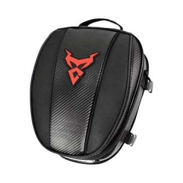 Imagem de Bolsa De Tanque De Motocicleta Em Fibra De Carbono, Bolsa Traseira Par