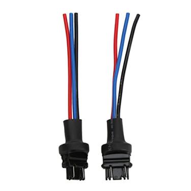 Imagem de aqxreight Conector do Chicote de Fios Com Cabo - Adaptador Macho ABS para Faróis e Lâmpadas de Neblina - Ajuste Universal para Carros, Caminhões, Barcos e Projetos de Iluminação DIY