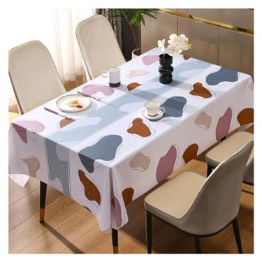 Imagem de Toalha de mesa retangular branca lavável tecido poliéster festa de casamento banquete tapete de mesa (1.100 x 160 cm)