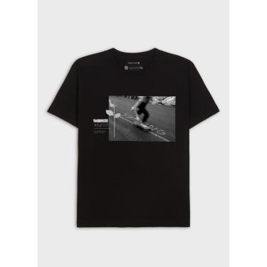 Imagem de T-shirt vintage sk8 rose OSKLEN-Masculino