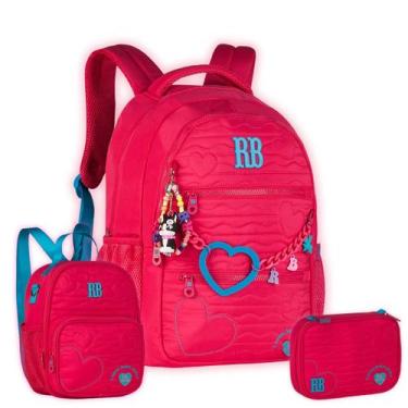 Imagem de Kit Mochila Costas Rebecca Bonbon 19 E Estojo Box Mochila P - Clio Sty