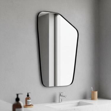 Imagem de Espelho Orgânico Decorativo Grande Pinterest 60x110  Texas - REI DOS V