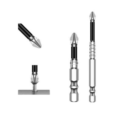 Imagem de Bit Phillips De Aço Duro K5 S2 Com Revestimento Preto Antiderrapante E