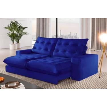 Imagem de Sofá Milão Retrátil e Reclinável 290m com Super Pillow de 30cm com Mol