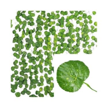 Imagem de Guirlanda De Folhas De Hera Verde De Seda 2/4/6/8/10M Plantas Artifici