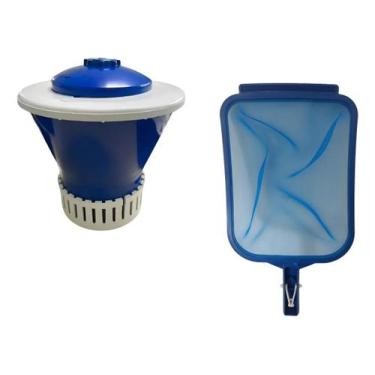 Imagem de Kit Para Piscina Flutuador Margarida 1 Peneira Original - a flex