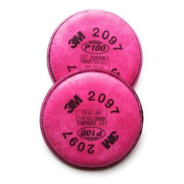 Imagem de Filtros de Repuesto para Mascarilla de Seguridad 3M 2097 Paquete de 2