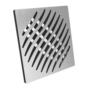 Imagem de Ralo Grelha Quadrada Cromada Esgoto 100 Mm -27.50.511.2 - Tigre Grelha Quadrada Cromada 100mm Tigre 27505112