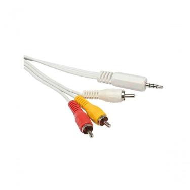 Imagem de Cabo P2 4c + 3 Rca Gold 1.8m