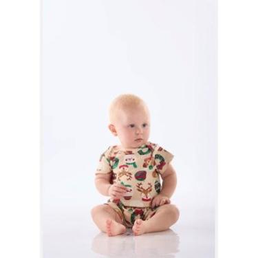 Imagem de Macaquinho Pijama Bebê Unissex Up Baby-Unissex