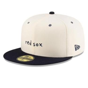 Imagem de Bone New Era 59FIFTY Fitted Micah Johnson x Boston Red Sox Script MLB-Masculino