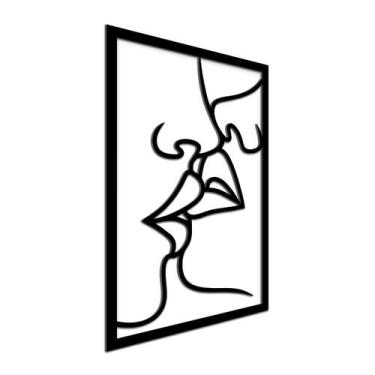 Imagem de Quadro Com Relevo Para Sala Tema Rostos Reforçado - JABB