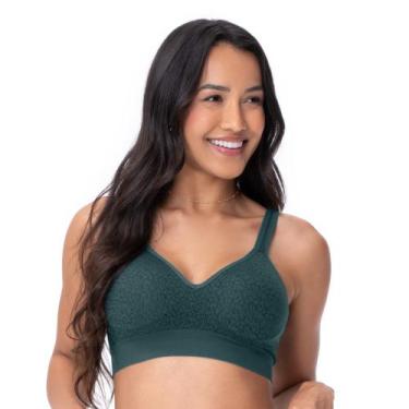 Imagem de Sutiã Comfort com Bojo Jacquard sem Costura Midnight - Zee Rucci, 40