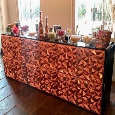 Imagem de Placa Decorativa 3d Plástico Para Parede Choc Não É Pvc - CASA3D DECOR