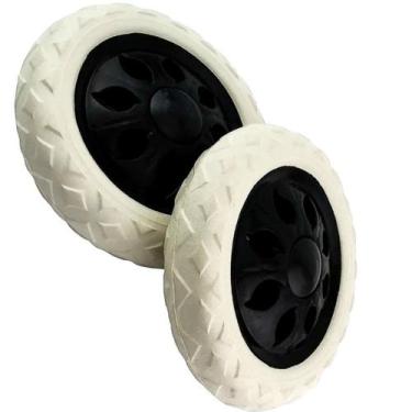 Imagem de Par de Rodinhas para Carrinho de Feira ou Maleiro - Clink