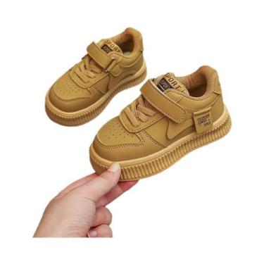 Imagem de Tênis Brancos De Cano Baixo Para Crianças, Calçados Esportivos De Prim