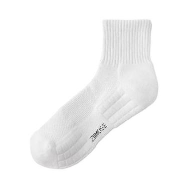 Imagem de Meias De Algodão Aveludadas Masculinas De Cano Médio, Pacotes Com 4, 5