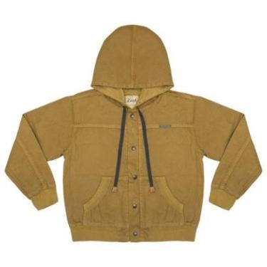 Imagem de Jaqueta Juvenil Look Jeans Bomber Caramelo - CARAMELO - 10-Masculino