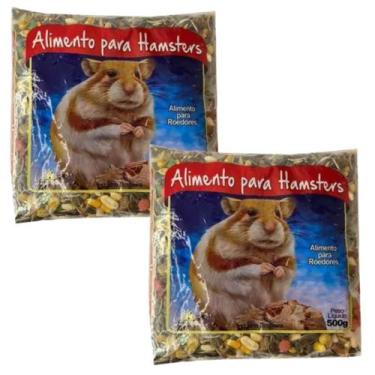 Imagem de Ração Mistura para Hamster Nutripássaros Kit 2x500 g - nutripassaros