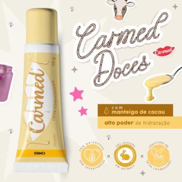 Imagem de Hidratante Labial Carmed Leite Condensado, Incolor, 10g, com alto pode