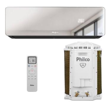Imagem de Ar Condicionado Split Inverter Philco PAC12QG Espelhado 12000 BTUs Quente e Frio 220V