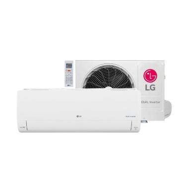 Imagem de Ar Condicionado LG DUAL Inverter AI Voice 24000 BTUs Quente e Frio 220V S3-W24K231D