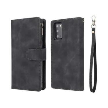 Imagem de Capa De Telefone Em Couro Com Zíper Para Samsung Galaxy Série a A16 A2