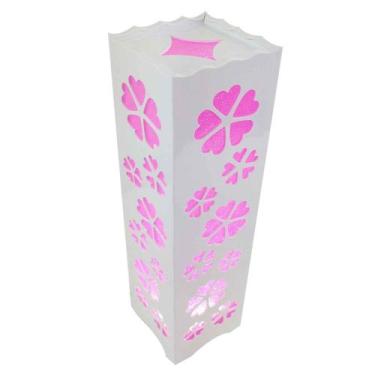 Imagem de Luminária de Mesa Abajur Decoraçao Cabeceira Led 3 tons Torre Fixa Sal