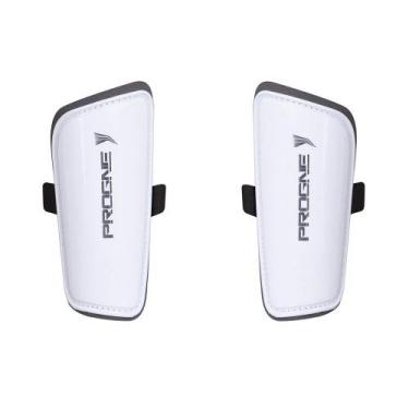 Imagem de Caneleira Progne Sports modelo Moccus Hotstamping, Branco