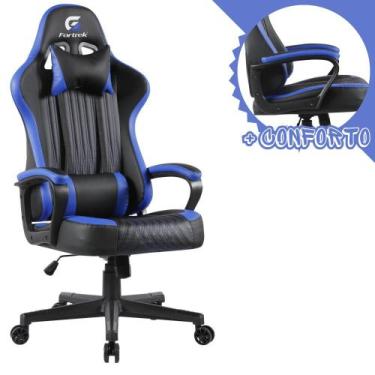 Imagem de Cadeira Gamer Escritório Para Estudos, Trabalhos e Jogos Fortrek Vicke