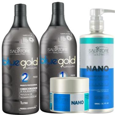 Imagem de Salvatore kit blue gold premium 2x1 litro kit nano