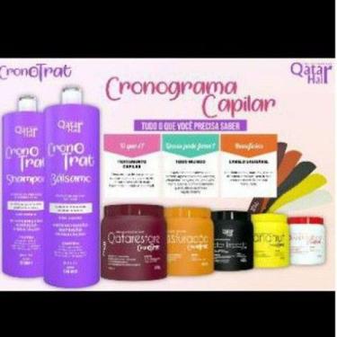 Imagem de Kit Cronograma Capilar Completo (7 Itens) - Qatar Hair - troia hair co