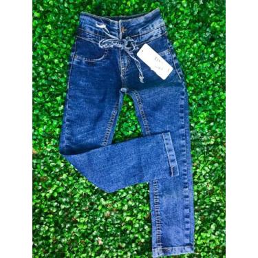 Imagem de Calça Jeans Infantil  Femeninno Com Cordão - VIA ONIX, 04
