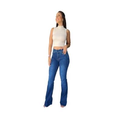 Imagem de Calça Jeans Feminina Flare  - Previdência Jeans 