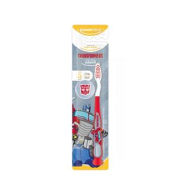 Imagem de Escova de dentes infantil transformers - Powerdent, Vermelho